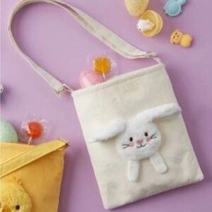 Target Spritz ~ Bunny & Chick Easter Crossbody Bag Tote White ~ Spring 2025  NEW